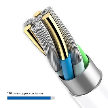 ORIGINAL XO-NB103 MICRO USB & ÉCLAIRAGE & TYPE C CÂBLE DE DONNÉES DE CHARGE SUPER RAPIDE 2.1A